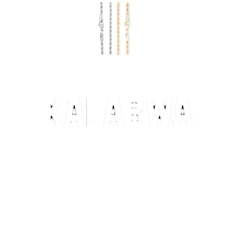 Custom Letters Baguette Two Layer Necklace sold by The GUU Shop