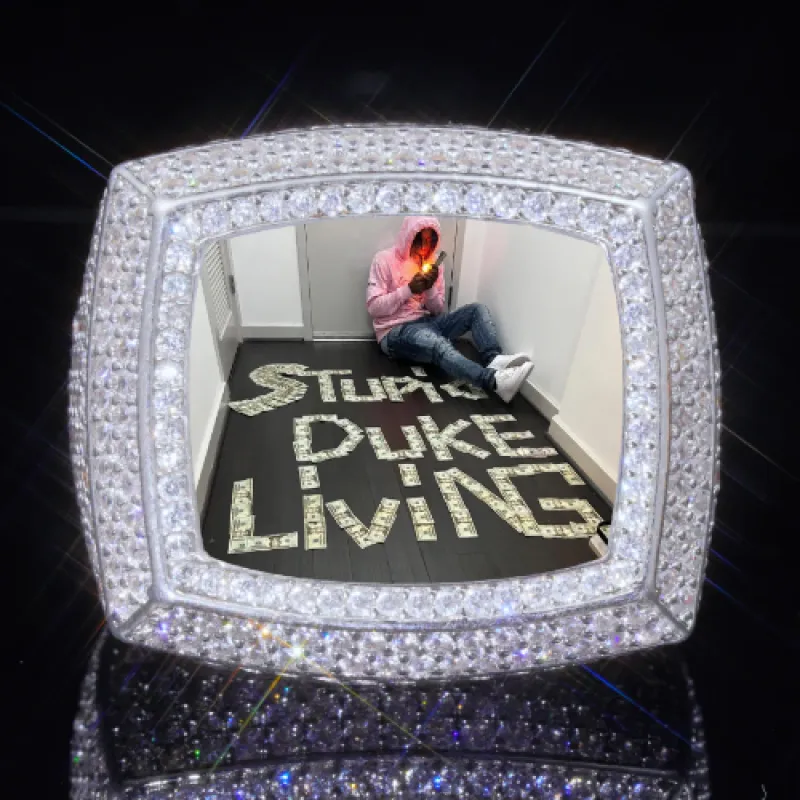 3D CUSTOM PICTURE ICED RING sold by The GUU Shop