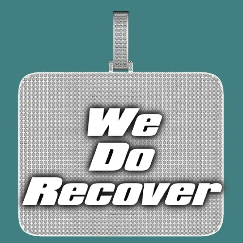 CUSTOM LETTER NECKLACE 3D BIG SQUARE sold by The GUU Shop