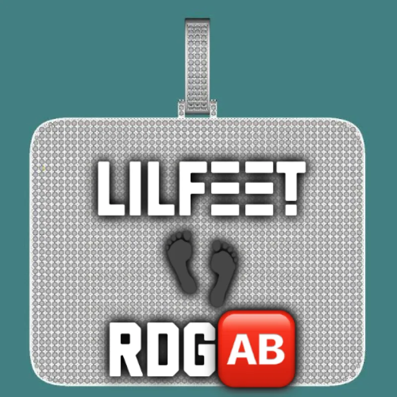 CUSTOM LETTER NECKLACE 3D BIG SQUARE sold by The GUU Shop