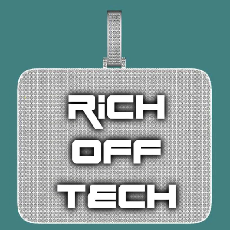 CUSTOM LETTER NECKLACE 3D BIG SQUARE sold by The GUU Shop