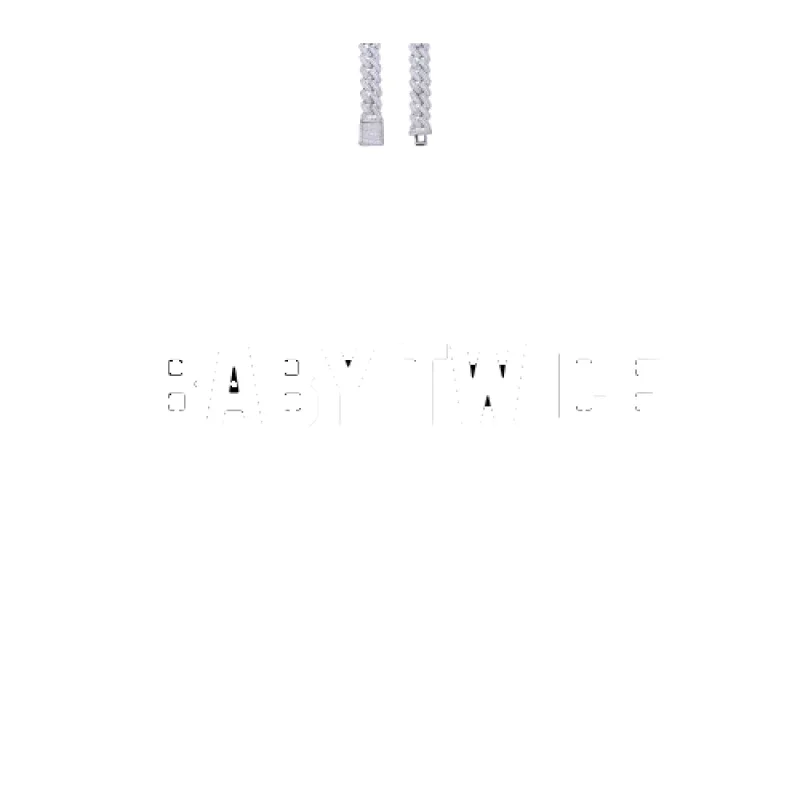 Custom Letters Baguette Two Layer Necklace made by The GUU Shop