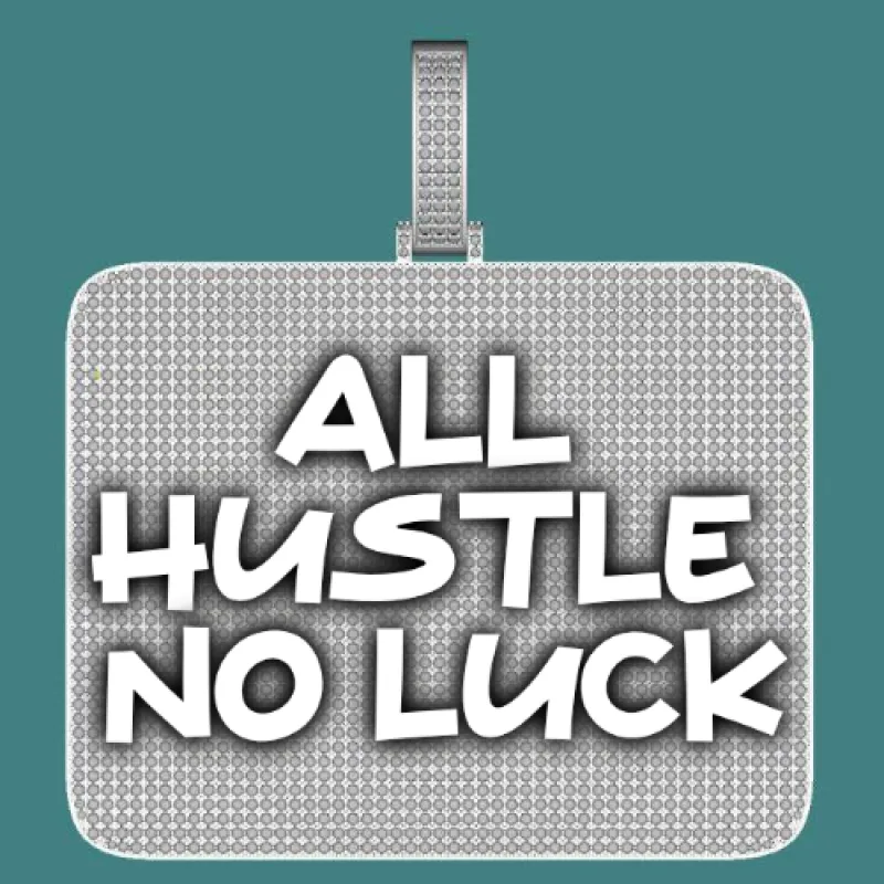 CUSTOM LETTER NECKLACE 3D BIG SQUARE sold by The GUU Shop