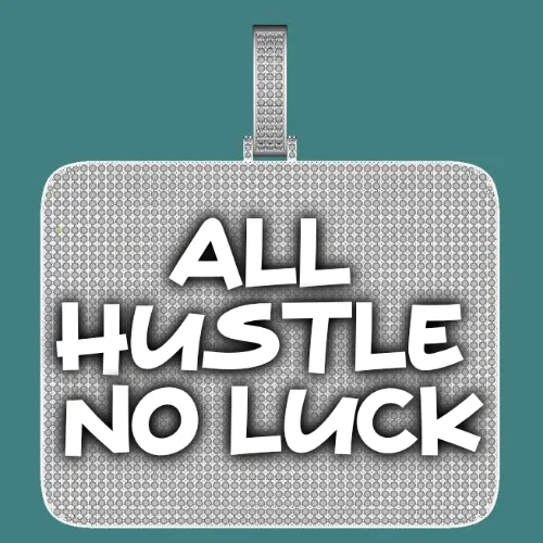 CUSTOM LETTER NECKLACE 3D BIG SQUARE sold by The GUU Shop