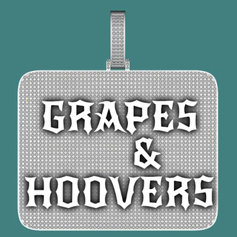 CUSTOM LETTER NECKLACE 3D BIG SQUARE sold by The GUU Shop