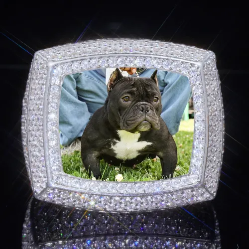 3D CUSTOM PICTURE ICED RING sold by The GUU Shop