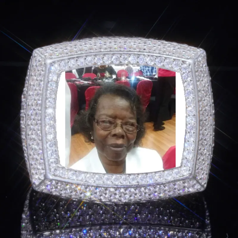 3D CUSTOM PICTURE ICED RING sold by The GUU Shop