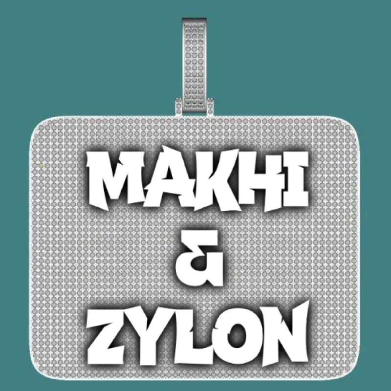 CUSTOM LETTER NECKLACE 3D BIG SQUARE sold by The GUU Shop