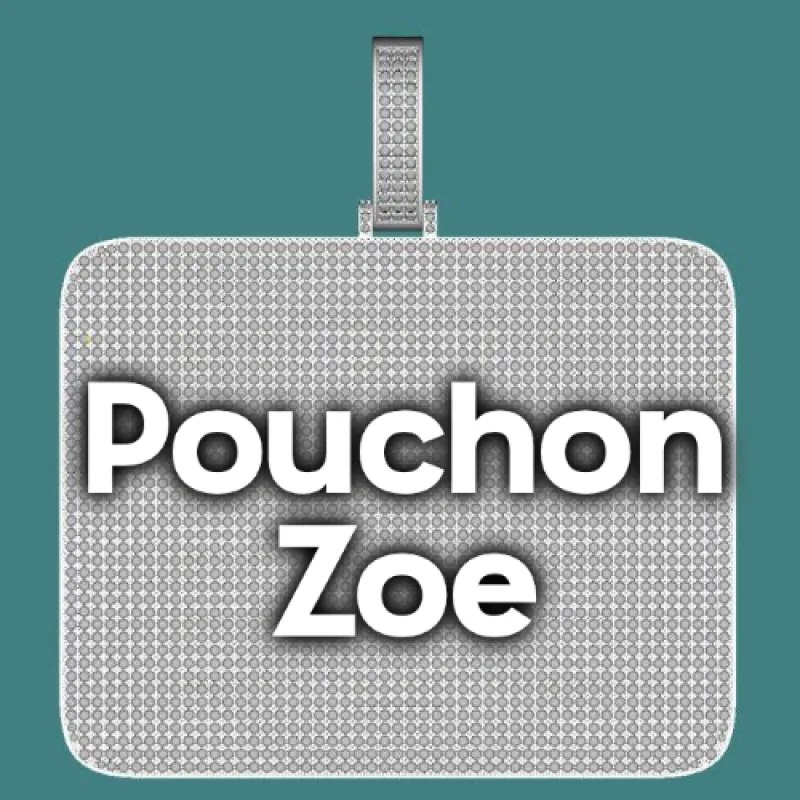 CUSTOM LETTER NECKLACE 3D BIG SQUARE sold by The GUU Shop