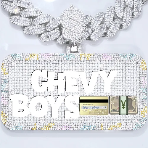 CUSTOM LETTER NECKLACE 3D COLORFUL SQUARE sold by The GUU Shop