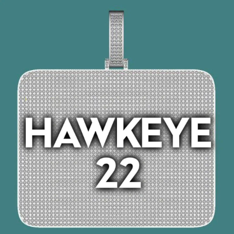 CUSTOM LETTER NECKLACE 3D BIG SQUARE sold by The GUU Shop