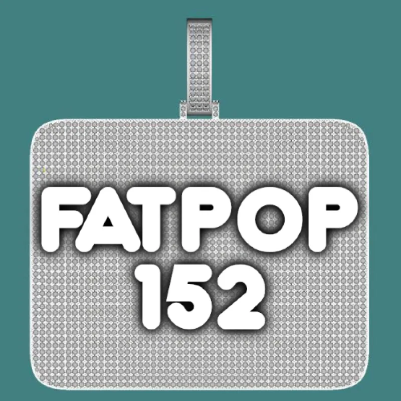 CUSTOM LETTER NECKLACE 3D BIG SQUARE sold by The GUU Shop