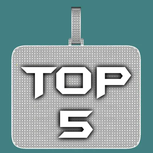 CUSTOM LETTER NECKLACE 3D BIG SQUARE sold by The GUU Shop