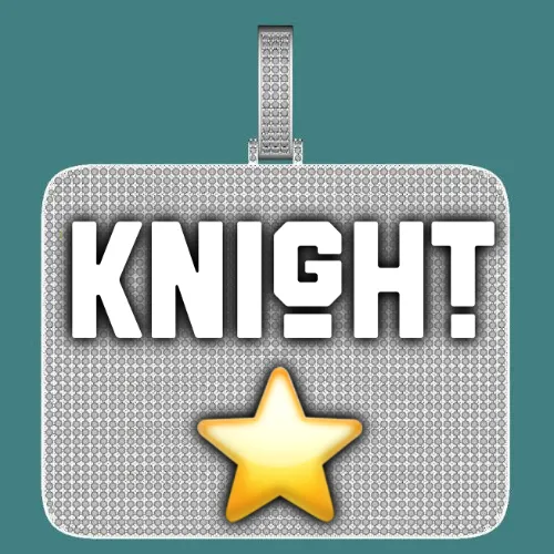 CUSTOM LETTER NECKLACE 3D BIG SQUARE sold by The GUU Shop