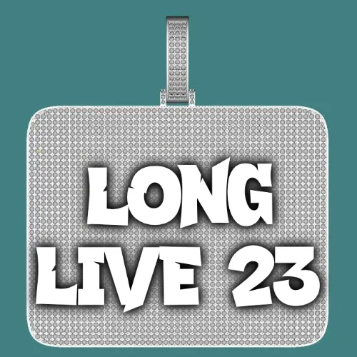 CUSTOM LETTER NECKLACE 3D BIG SQUARE sold by The GUU Shop