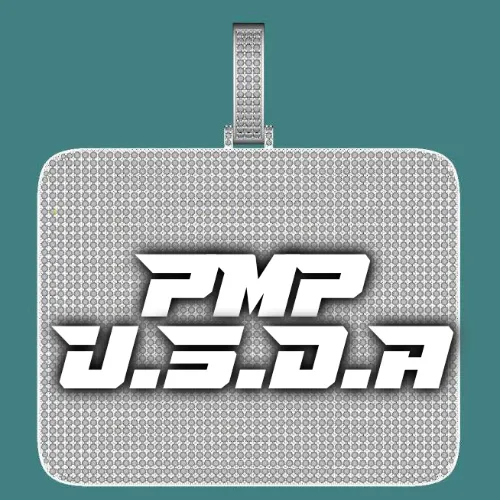 CUSTOM LETTER NECKLACE 3D BIG SQUARE sold by The GUU Shop