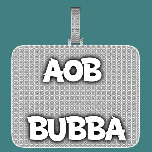 CUSTOM LETTER NECKLACE 3D BIG SQUARE sold by The GUU Shop