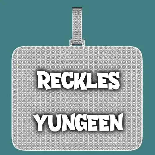 CUSTOM LETTER NECKLACE 3D BIG SQUARE sold by The GUU Shop