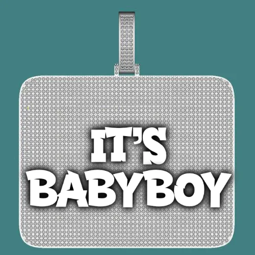 CUSTOM LETTER NECKLACE 3D BIG SQUARE sold by The GUU Shop