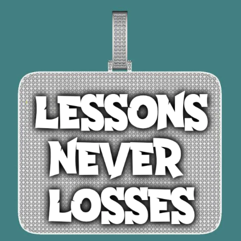 CUSTOM LETTER NECKLACE 3D BIG SQUARE sold by The GUU Shop