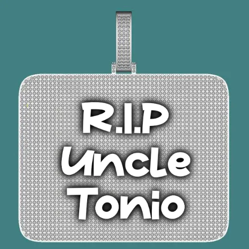 CUSTOM LETTER NECKLACE 3D BIG SQUARE sold by The GUU Shop