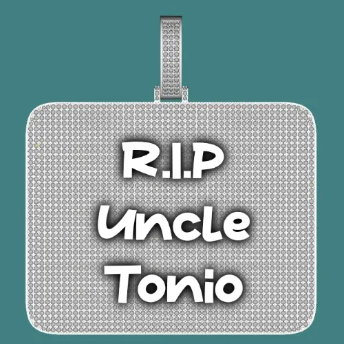 CUSTOM LETTER NECKLACE 3D BIG SQUARE sold by The GUU Shop