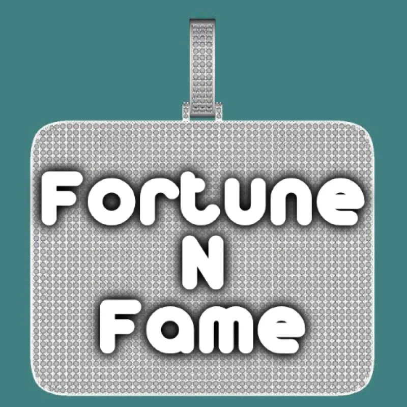 CUSTOM LETTER NECKLACE 3D BIG SQUARE sold by The GUU Shop