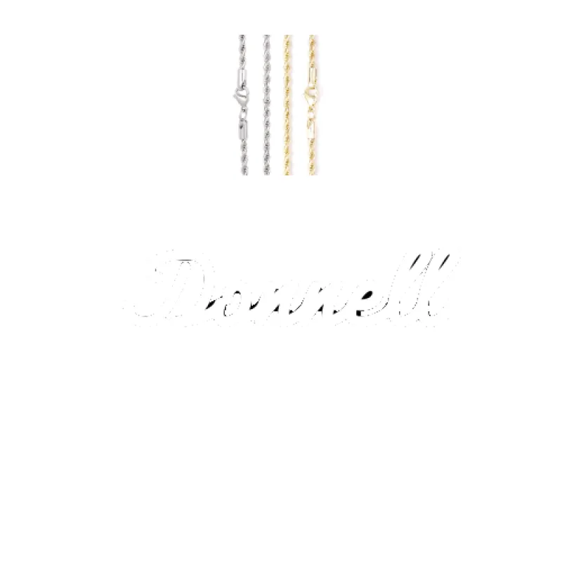 Script Custom Letter Necklace sold by The GUU Shop