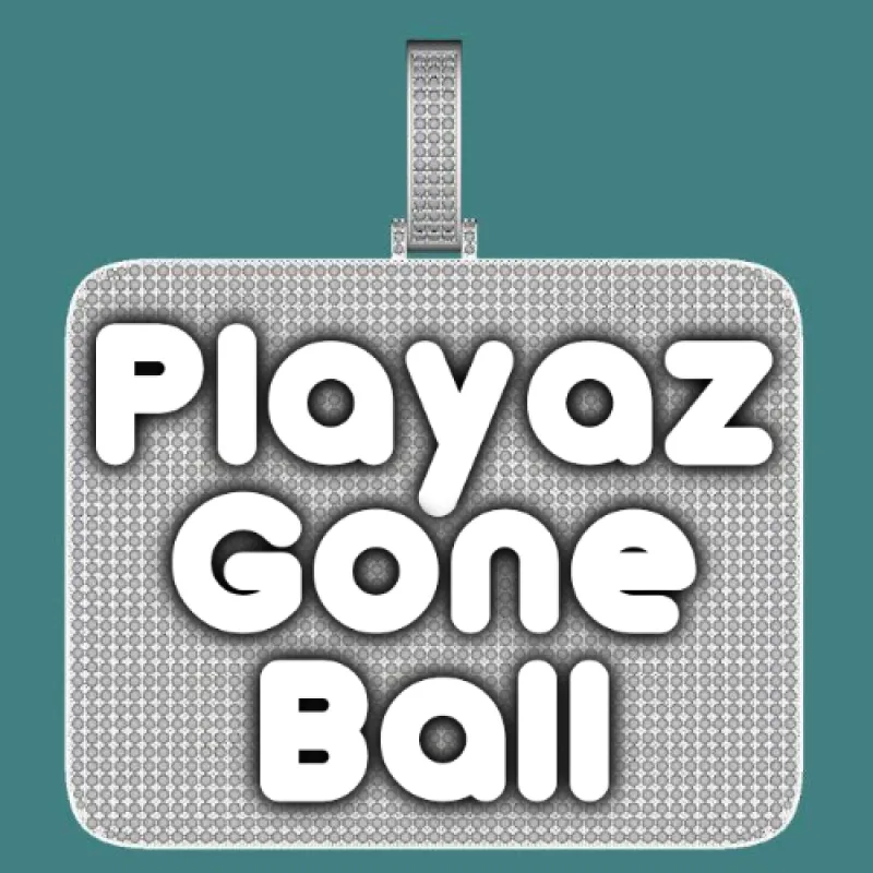 CUSTOM LETTER NECKLACE 3D BIG SQUARE sold by The GUU Shop