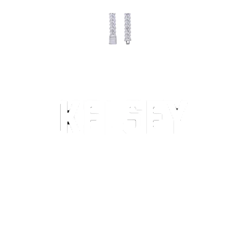 Custom Letters Baguette Two Layer Necklace made by The GUU Shop