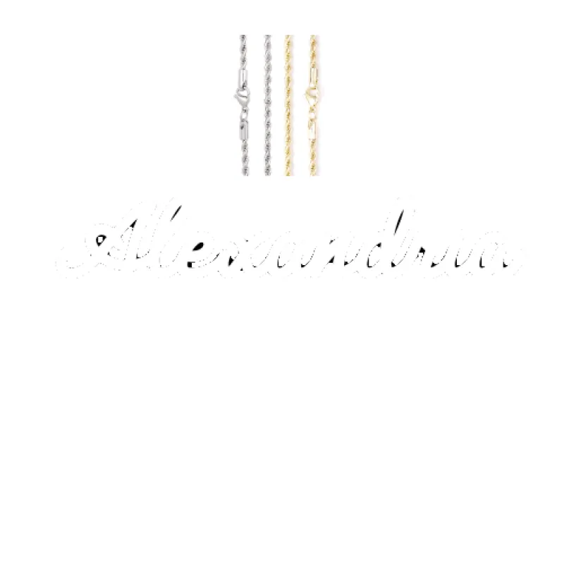 Script Custom Letter Necklace sold by The GUU Shop