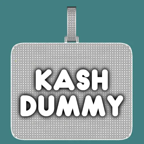 CUSTOM LETTER NECKLACE 3D BIG SQUARE sold by The GUU Shop