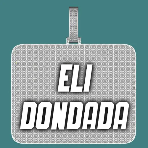 CUSTOM LETTER NECKLACE 3D BIG SQUARE sold by The GUU Shop