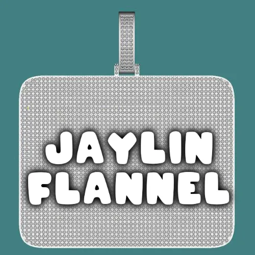 CUSTOM LETTER NECKLACE 3D BIG SQUARE sold by The GUU Shop