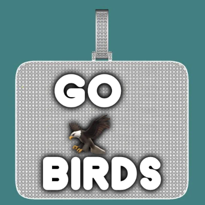 CUSTOM LETTER NECKLACE 3D BIG SQUARE sold by The GUU Shop