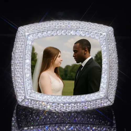 3D CUSTOM PICTURE ICED RING sold by The GUU Shop