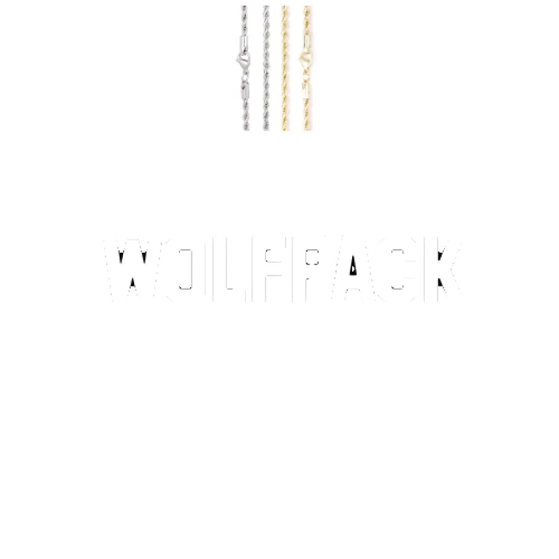 Custom Letters Baguette Two Layer Necklace made by The GUU Shop