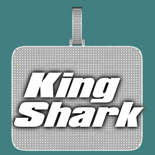 CUSTOM LETTER NECKLACE 3D BIG SQUARE sold by The GUU Shop