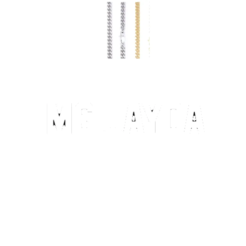 Custom Letters Baguette Two Layer Necklace sold by The GUU Shop