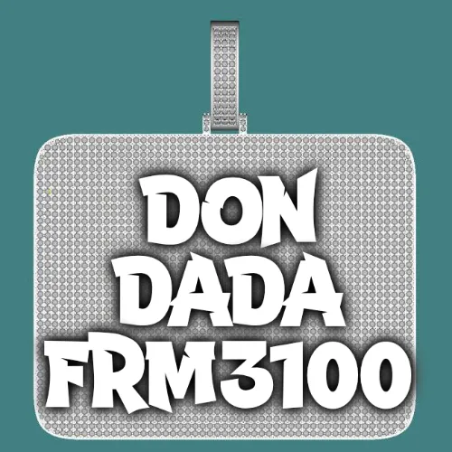 CUSTOM LETTER NECKLACE 3D BIG SQUARE sold by The GUU Shop