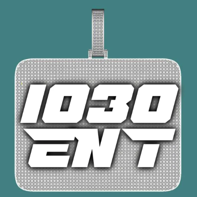 CUSTOM LETTER NECKLACE 3D BIG SQUARE sold by The GUU Shop