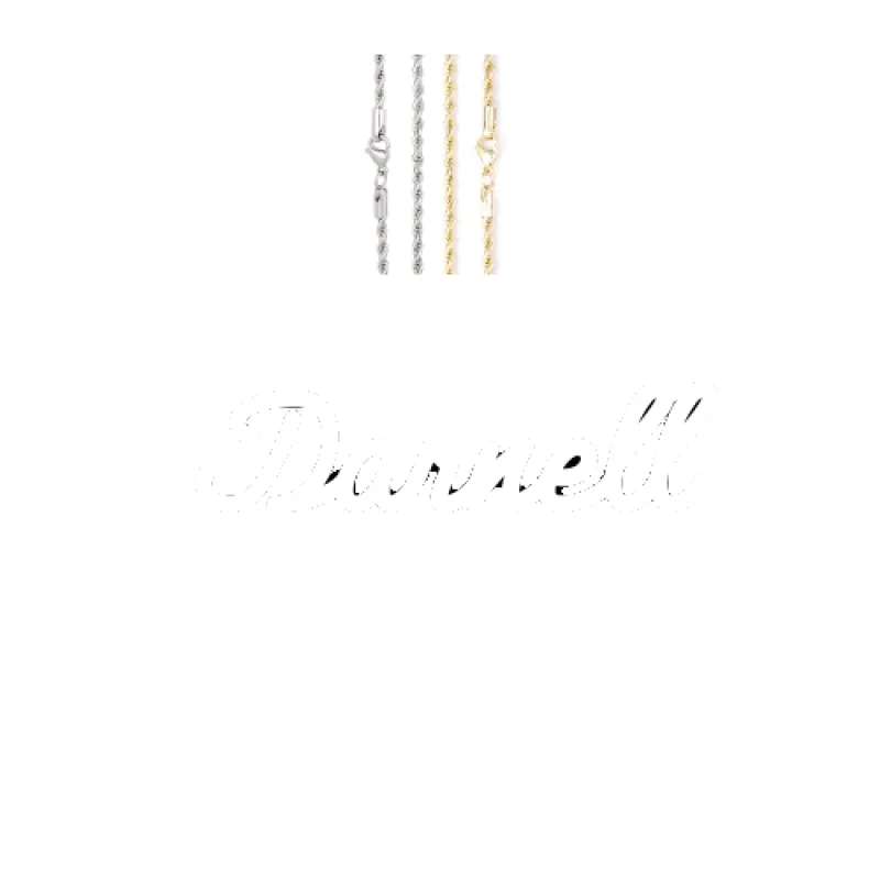 Script Custom Letter Necklace sold by The GUU Shop