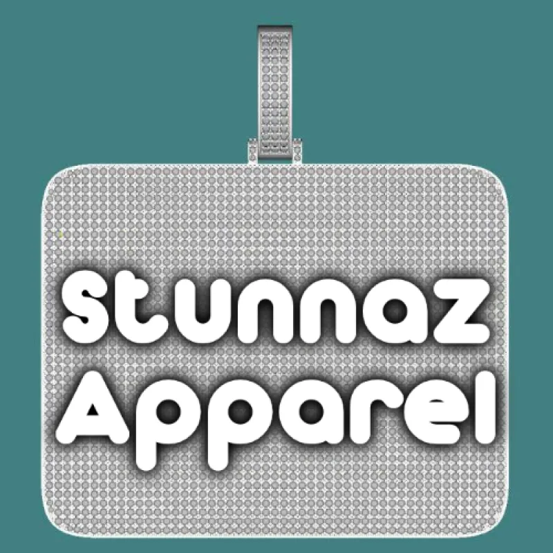 CUSTOM LETTER NECKLACE 3D BIG SQUARE sold by The GUU Shop