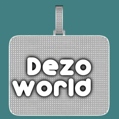 CUSTOM LETTER NECKLACE 3D BIG SQUARE sold by The GUU Shop