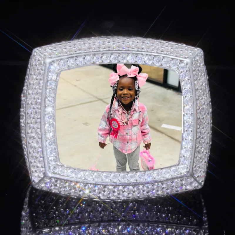 3D CUSTOM PICTURE ICED RING sold by The GUU Shop