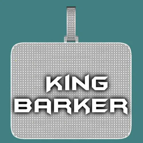 CUSTOM LETTER NECKLACE 3D BIG SQUARE sold by The GUU Shop