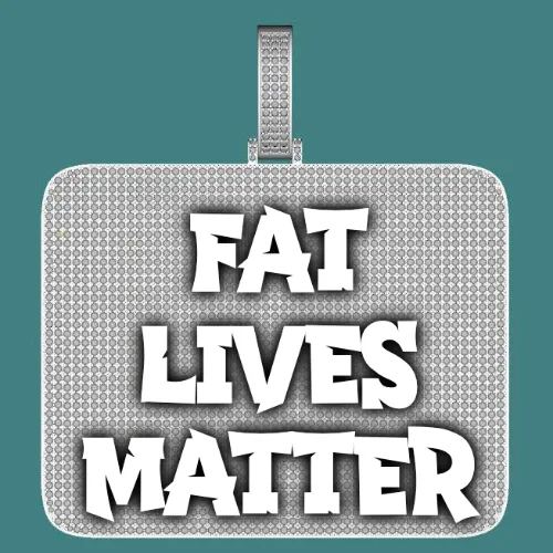 CUSTOM LETTER NECKLACE 3D BIG SQUARE sold by The GUU Shop