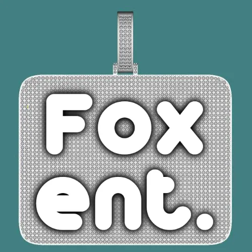 CUSTOM LETTER NECKLACE 3D BIG SQUARE sold by The GUU Shop