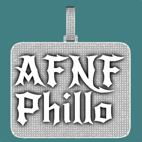 CUSTOM LETTER NECKLACE 3D BIG SQUARE sold by The GUU Shop