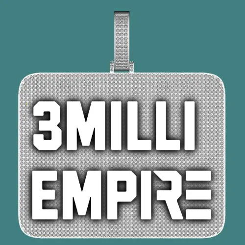 CUSTOM LETTER NECKLACE 3D BIG SQUARE sold by The GUU Shop